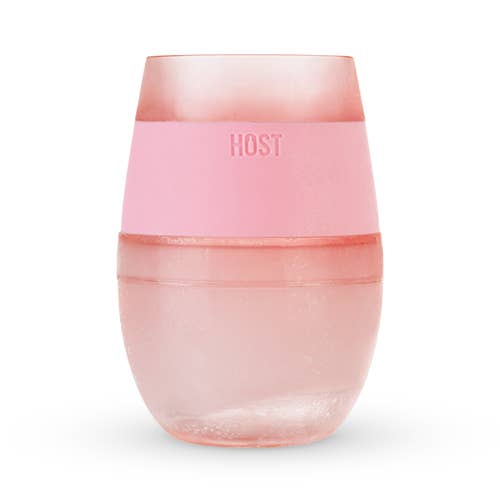 Wine FREEZE™ Cooling Cup w/ Cooling Gel - Translucent Pink