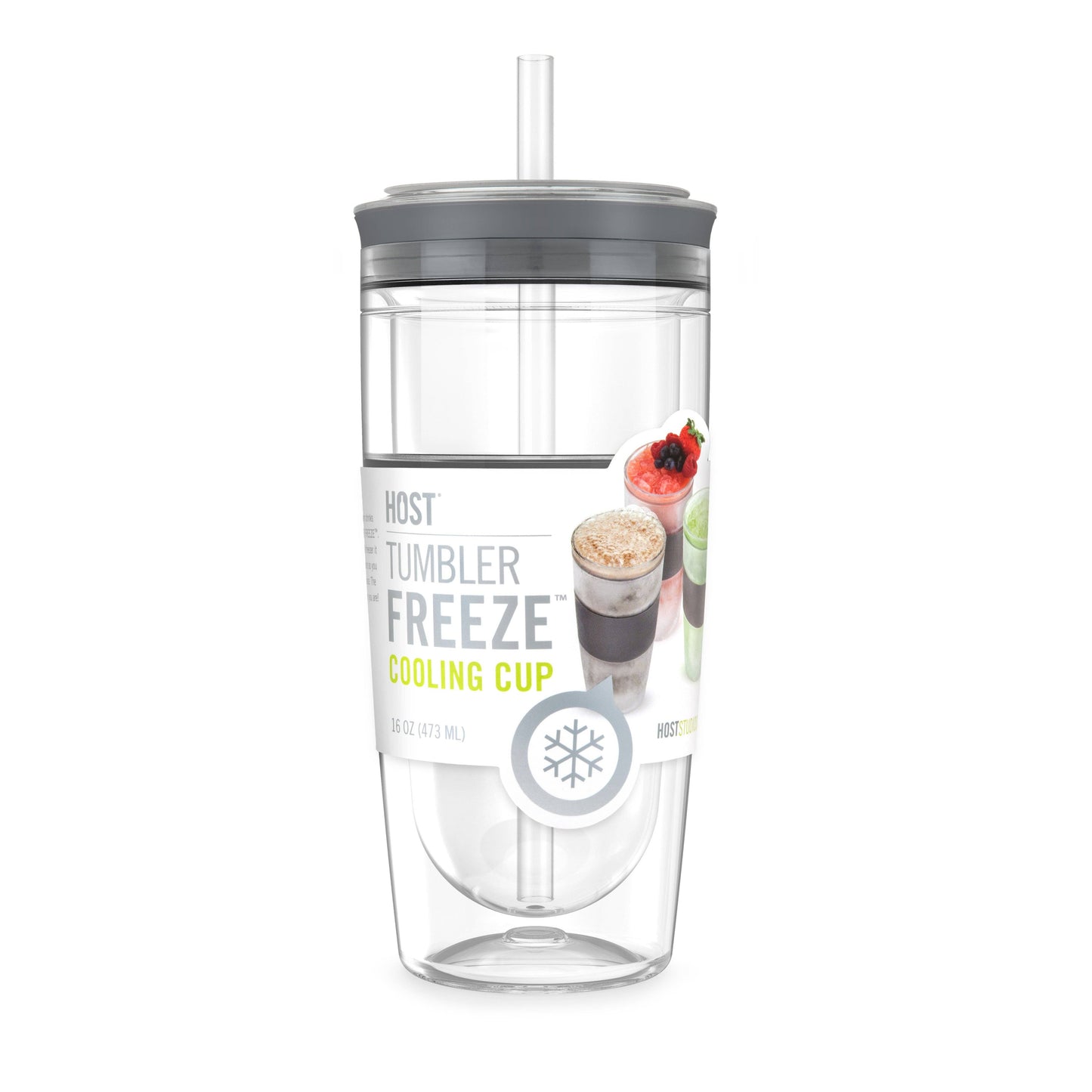 Tumbler FREEZE™ Insulated Cooling Travel Cup w/ Lid & Straw